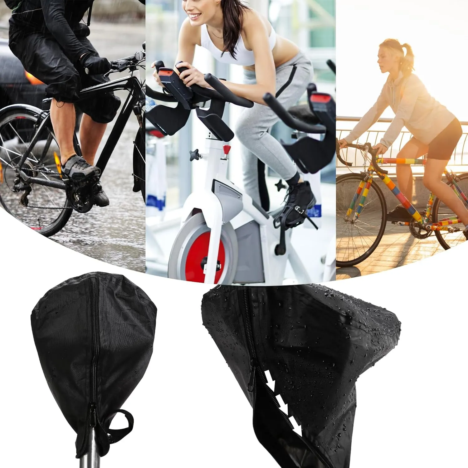 Waterproof Bicycle Seat Cushion Cover for Multiple Bicycles and E-Bikes Heavy Duty Rain Cover Durable Outdoor Protection Unisex Bicycle Seat Protectors
