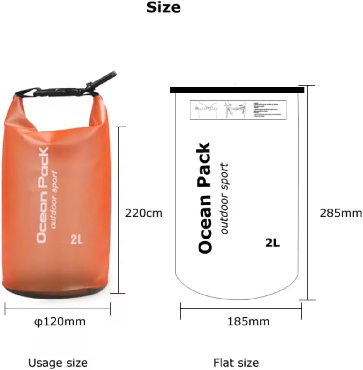 YOUGLE Dry Bag Waterproof for Women Men Roll Top Waterproof Backpack Sack Keeps Gear Dry for Kayaking Rafting Boating Swimming Camping Hiking Beach Fishing (Rose)